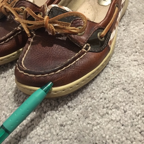 Sperry top sider women 6.5 m leather/fabric upper - Picture 8 of 8